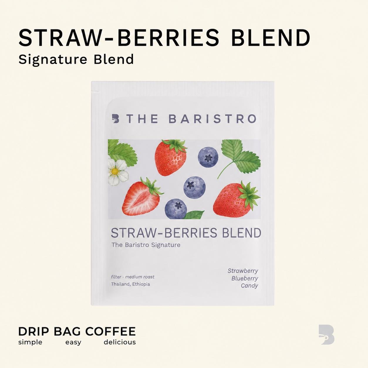 DRIP The Baristro STRAW-BERRIES BLEND 10g